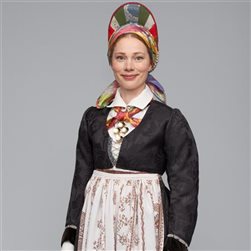 Rekonstruert Vest-Agder drakt fra 1810